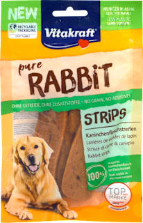 Hundeleckerli pure Rabbit Strips Vitakraft