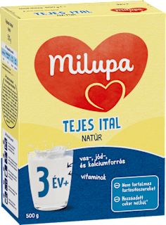Tejes ital natúr 36 hónapos kortól Milupa