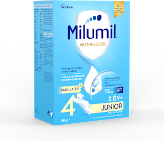 Nutri-Biotik 4 Junior vaníliaízű tejalapú italpor 2 éves kortól Milumil