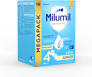 4 Junior ital vanília ízzel 2 éves kortól Milumil