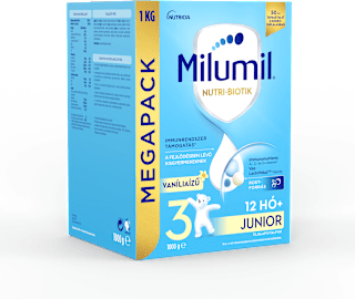 Nutri-Biotik 3 Junior vaníliaízű tejalapú italpor 12 hónapos kortól Milumil