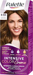 Colorazione permanente INTENSIVE COLOR Creme - Castano nocciola 6.65 Palette Intensive Color Creme