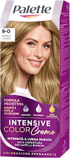 Colorazione permanente INTENSIVE COLOR Creme - Biondo chiaro 8.0 Palette Intensive Color Creme