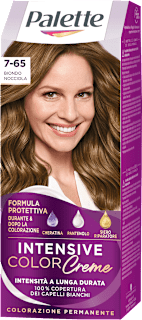 Colorazione permanente INTENSIVE COLOR Creme - Biondo nocciola 7.65 Palette Intensive Color Creme