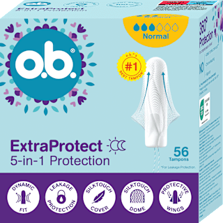 Tampon ExtraProtect, normal, praktikus nagy kiszerelés O.B.