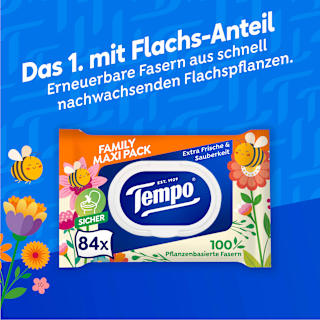 Feuchtes Toilettenpapier Family Maxi Pack  Tempo