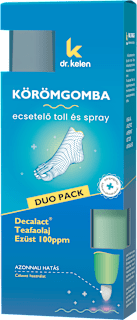 Körömgomba elleni ecsetelő toll és spray Dr. Kelen