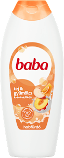 Krémhabfürdő tej & gyümölcs baba