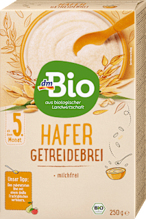 Getreidebrei Hafer ab dem 5. Monat dmBio