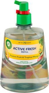 Active Fresh náplň na vodní bázi do automatického difuzéru Maracuja a tropické mango AIR WICK