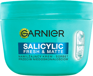 Nawilżający krem-sorbet przeciw nidoskonałościom z kwasem salicylowym GARNIER