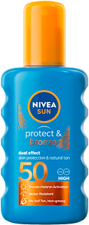 Spray protecție solară și bronzare Protect & Bronze SPF50 NIVEA SUN