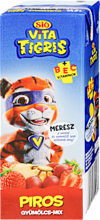 Gyümölcslé, piros gyümölcs-mix Sió