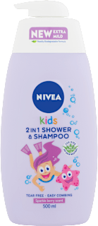 Sprchovací gél a šampón 2v1 Girl  NIVEA