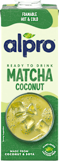 Kokosovo-sójový rastlinný nápoj Matcha Coconut alpro