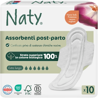 Assorbenti post-parto Naty
