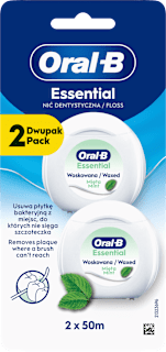 Viaszolt fogselyem Essential Duopack Oral-B