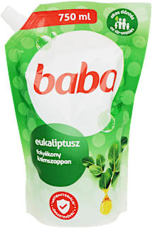Folyékony szappan utántöltő, antibakteriális, eukaliptusz baba
