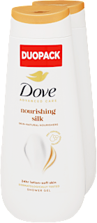 Advanced Care Nourishing Silk tusfürdő 2x400 ml Dove