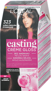Farba na vlasy - 323 horká čokoládová L'ORÉAL PARiS casting CRÈME GLOSS