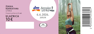 Ženska rekreativna utrka ulaznica dm