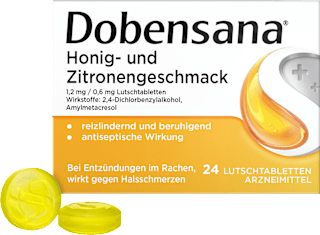 Honig- und Zitronengeschmack Lutschtabletten Dobensana