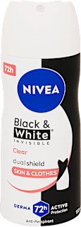 Deo spray Black & White Invisible Clear NIVEA