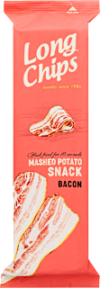 Long chips, bacon ízesítéssel Long Chips