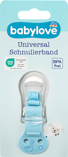 Schnullerband blau Dino babylove