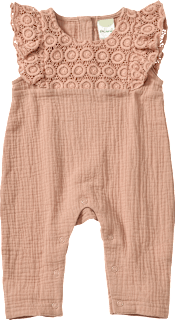 Overall aus Musselin, braun, Gr. 68 ALANA
