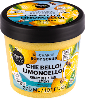 Energizujúci telový peeling Limoncello  organic shop