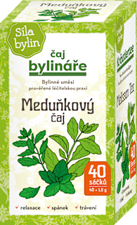 Meduňkový bylinný čaj 40 x 1,6g Čaj Bylináře