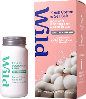 Deo Roll-On Nachfüller Fresh Cotton & Sea Salt Wild