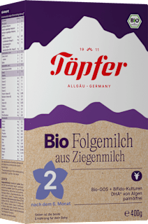Folgemilch 2 aus Ziegenmilch nach dem 6. Monat Töpfer