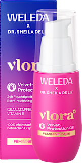 Intimpflege Waschlotion vlora+ Velvet Protection Oil  WELEDA