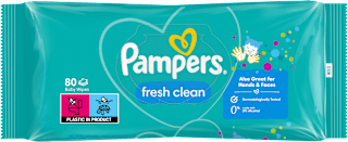 Vlhčené utierky Fresh Clean XXL Pampers