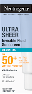 Ultra Sheer pleťový fluid oil control SPF 50+ Neutrogena
