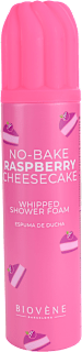 Mousse doccia NO-BAKE RASPBERRY CHEESECAKE al lampone BIOVÈNE BARCELONA