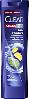 Šampon protiv peruti 24H Fresh – limun CLEAR Men