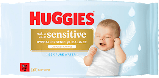 Chusteczki nawilżane Extra Care Senstive Pure Huggies