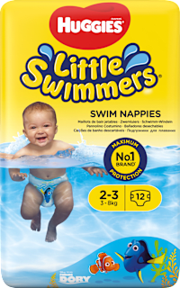 Pieluchomajtki do pływania rozmiar 2-3 (3-8 kg) Huggies Little Swimmers