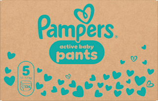 Pelene gaćice active baby, vel. 5 (11 – 17 kg) Pampers active baby