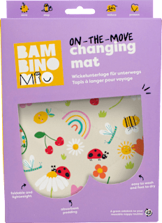 Wickelunterlage für unterwegs, creme, Motiv Sommer Bambino Mio