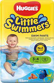 Pieluchomajtki do pływania rozmiar 3-4 (7-15 kg) Huggies Little Swimmers