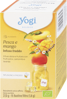 Pesca e mango infuso freddo Yogi