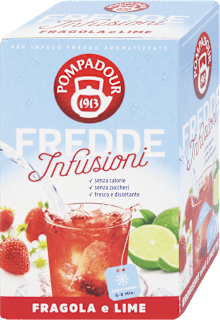 Fredde infusioni fragola e lime POMPADOUR