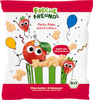 BIO popcorn s příchutí jablko a jahoda Freche Freunde