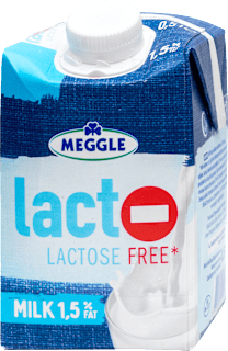 Mlijeko bez laktoze, 1,5% mm, Meggle
