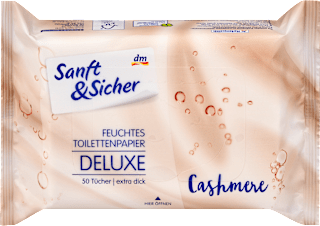 Feuchtes Toilettenpapier Deluxe Cashmere Sanft&Sicher