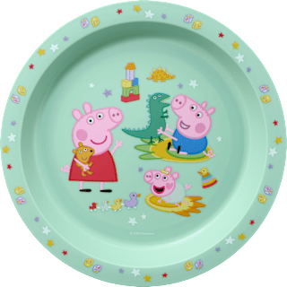 Teller grün Peppa Wutz ab 6 Monaten babylove